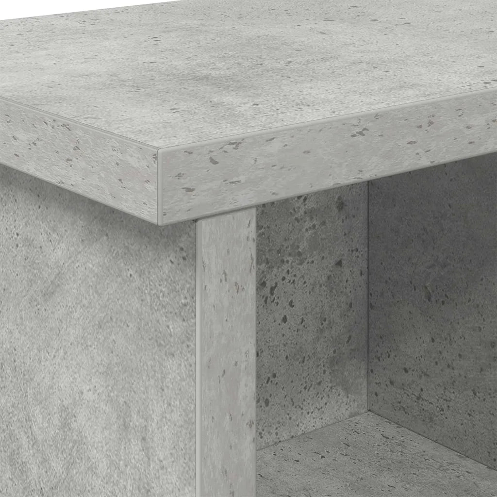 Appendiabiti a muro Grigio cemento 100 x 16 x 26 cm 874326