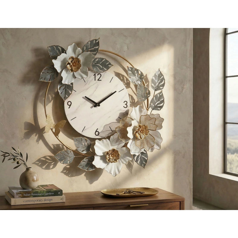 Orologio Da Muro Flowers cm 64x8x64