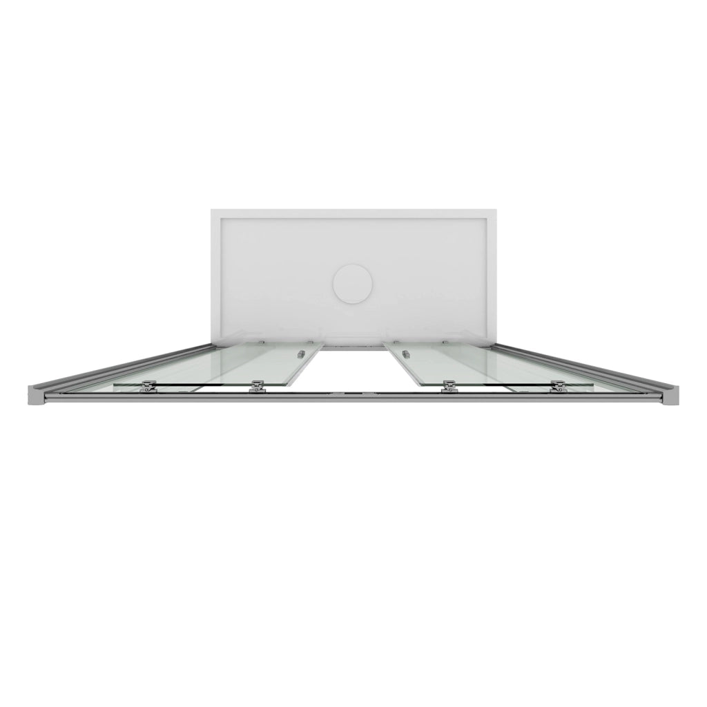 Porta Doccia 140CM H185 trasparente  mod. Replay 2 Ante