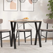 Telaio Gambe a Y per Tavolo da Pranzo 80x40x73 cm in Acciaio