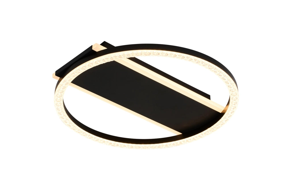 Plafoniera LED Kerstin nera 33cm 24W 3000K Rabalux