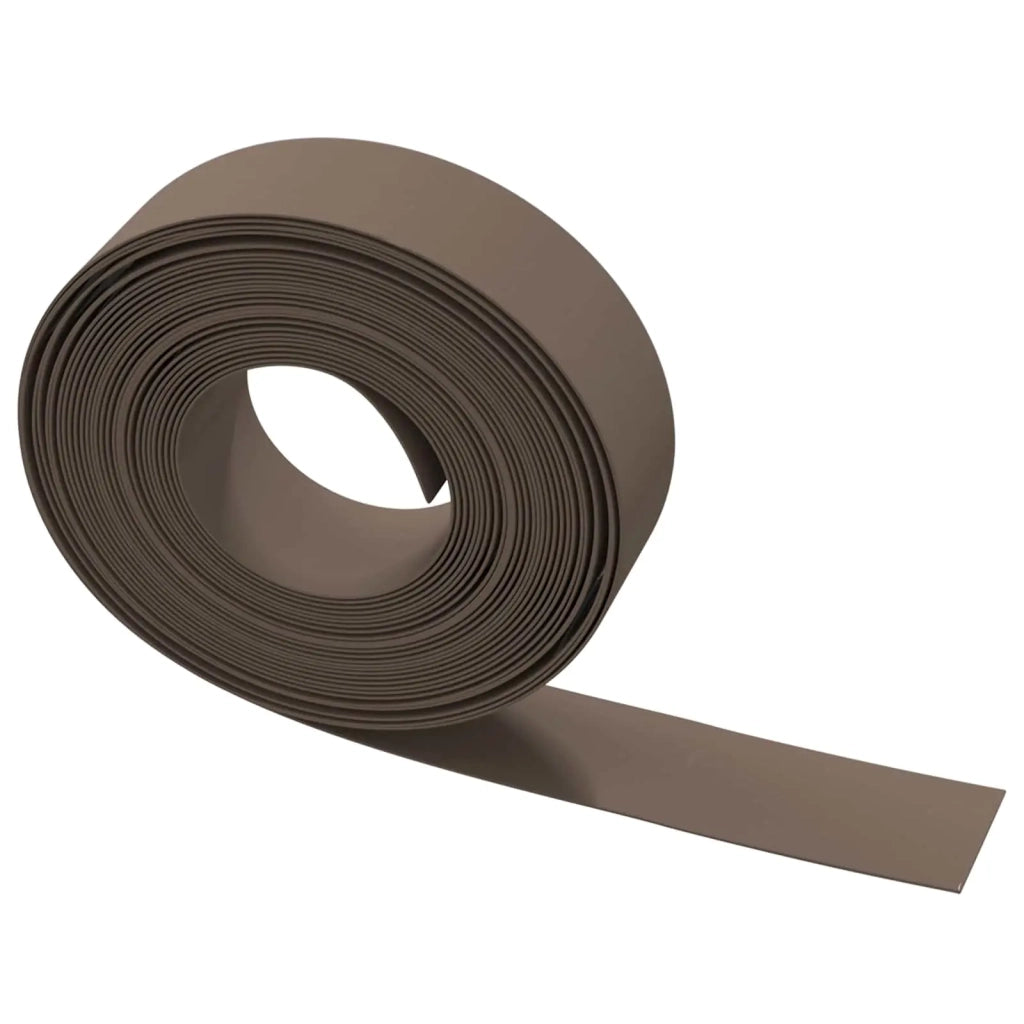 Bordatura per giardino 25 m 15 cm PE Marrone 42036850
