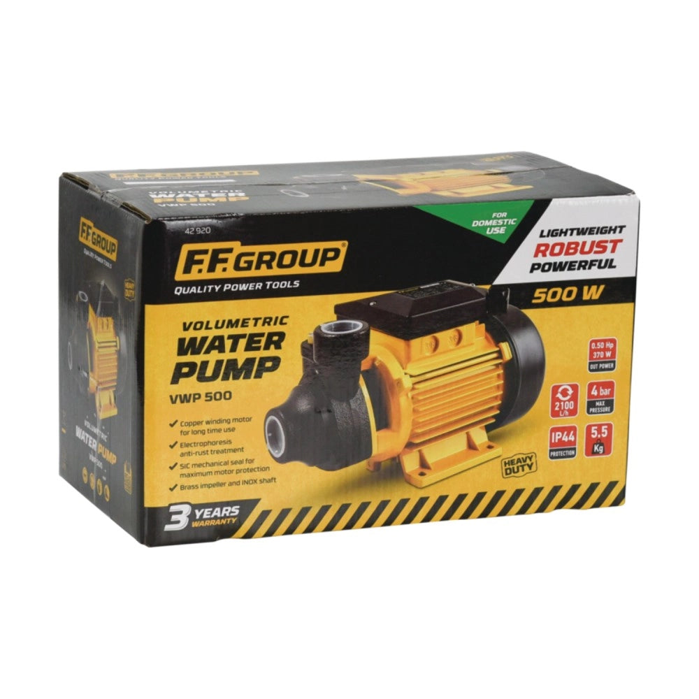 Ff group vwp 500 da 370w 0,5hp elettropompa volumetrica di superficie
