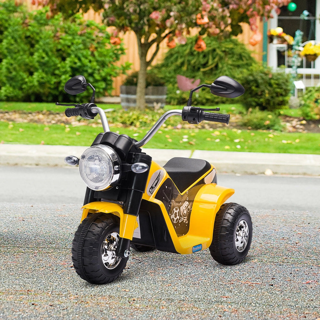 Triciclo elettrico per bambini ¨C Minimal ¨C Giallo e nero