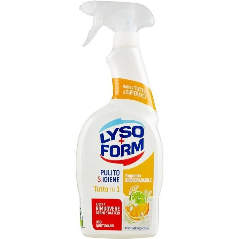 LYSOFORM SPRAY TUTTO IN 1700 ML PULITO E IGIENE TE VERDE ARANCIA