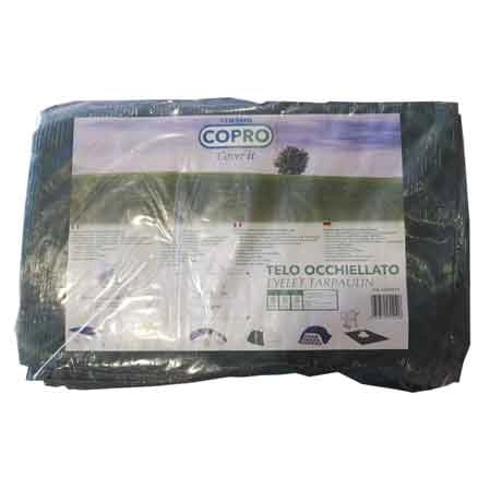 TELO OCCHIELLATO IN PVC 4x6 mt