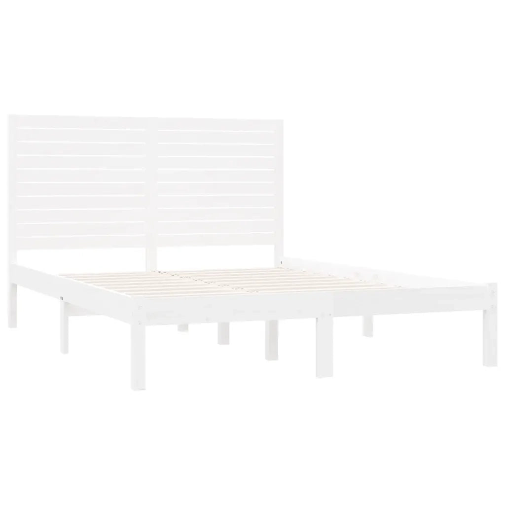 Giroletto Bianco in Legno Massello 140x200 cm 3104609