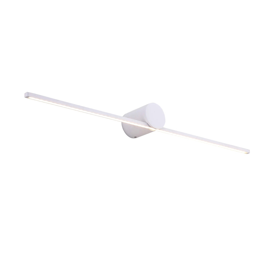 Applique Modern Slim L bianca LED 8W IP44 Light Prestige