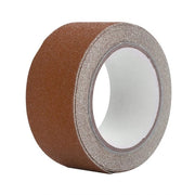Nastro Antiscivolo in PVC per Scalini e Pavimento (5m x 5cm, Marrone)