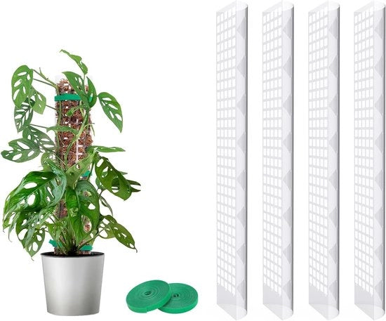 Sostegno per Piante di Corteccia - Solido e Pratico - 4 Pezzi - 61 cm - Plastica