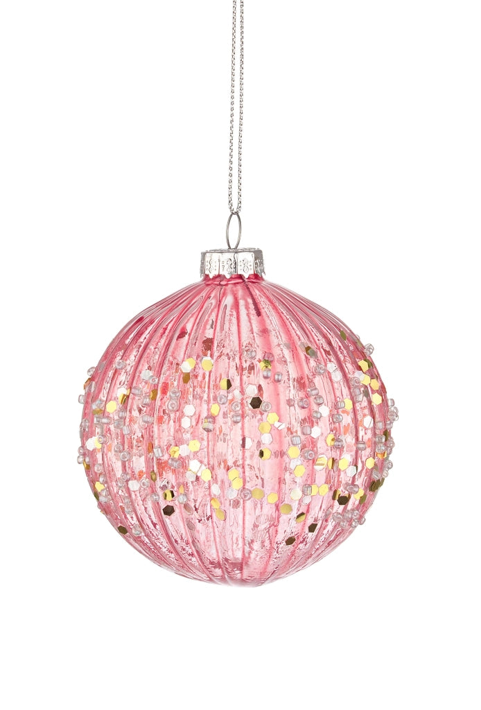 Sfera vetro serenity rosa