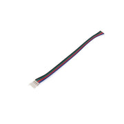 Connettore striscia LED RGBW 12mm doppio con cavo Ecolight