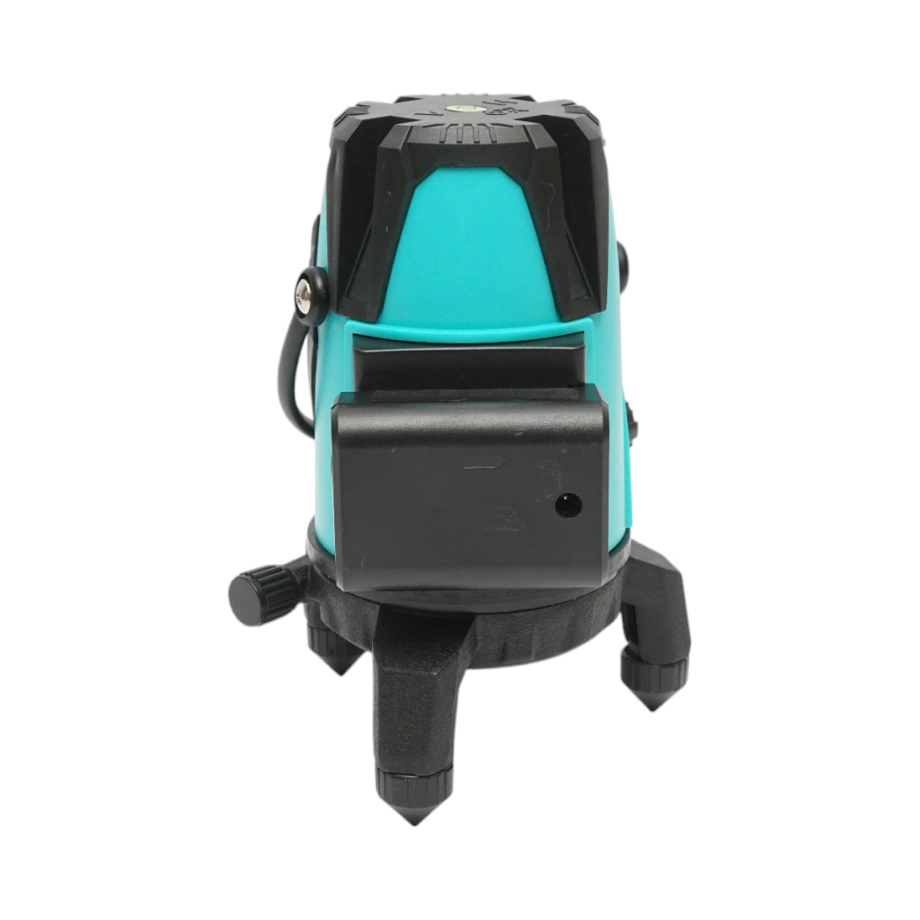 Livella laser verde a 3 linee incrociate, filettatura per treppiede da 5/8