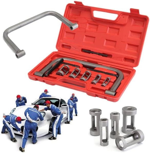 KIT COMPRESSORE PER RIMOZIONE MOLLE DI VALVOLE PER AUTOMOBILI E MOTOCICLI