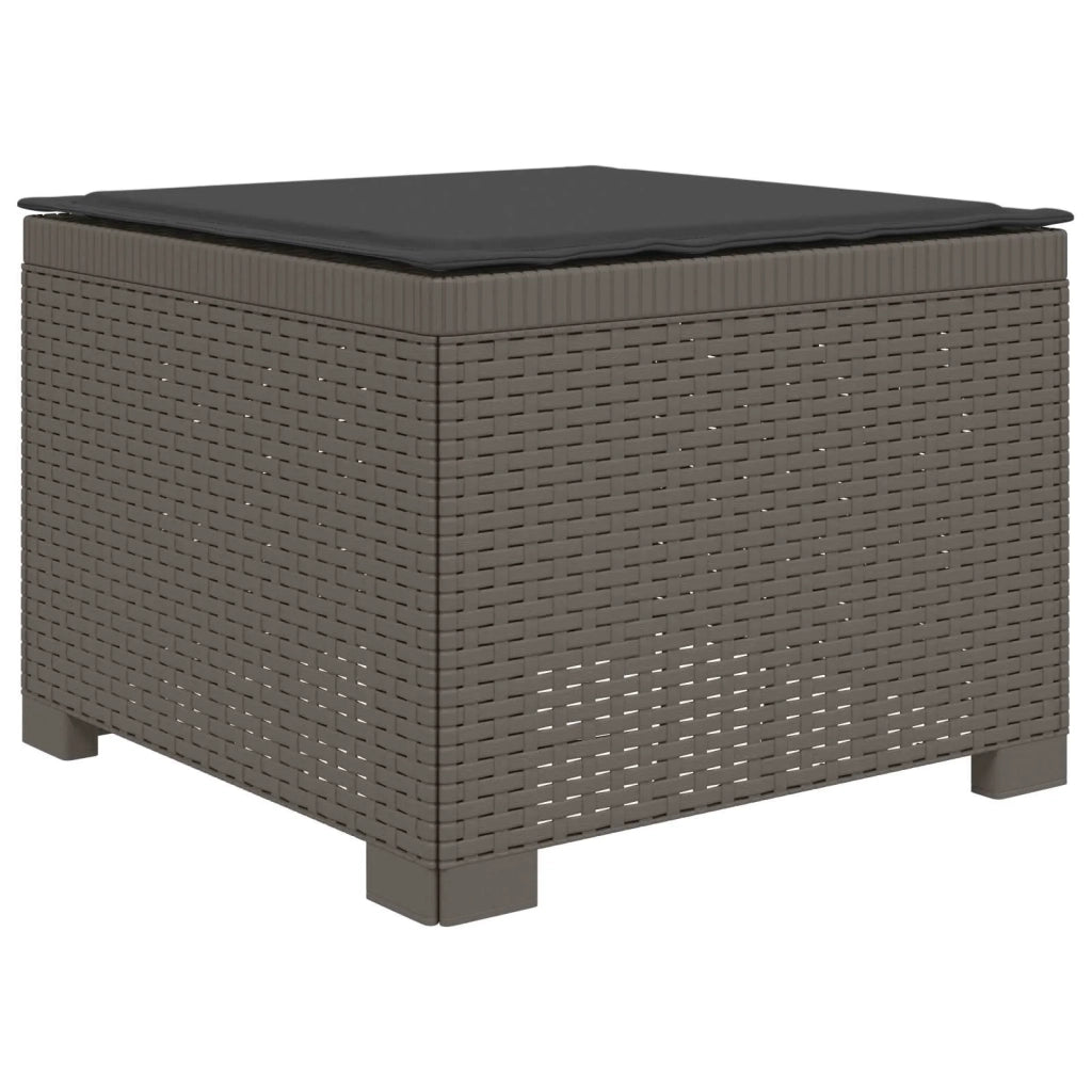 Divano da giardino 4 posti con cuscini aspetto rattan PP 3443939