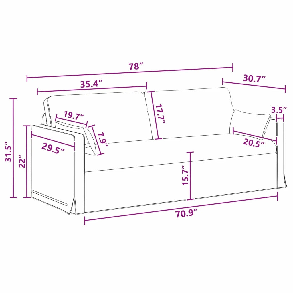Divano Grigio scuro 158 x 78 x 80 cm Tessuto 42024363
