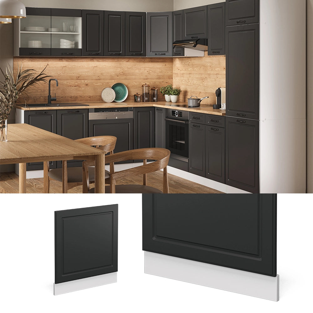 Vicco Pannello frontale Antracite casa di campagna 60 cm , PL Rovere