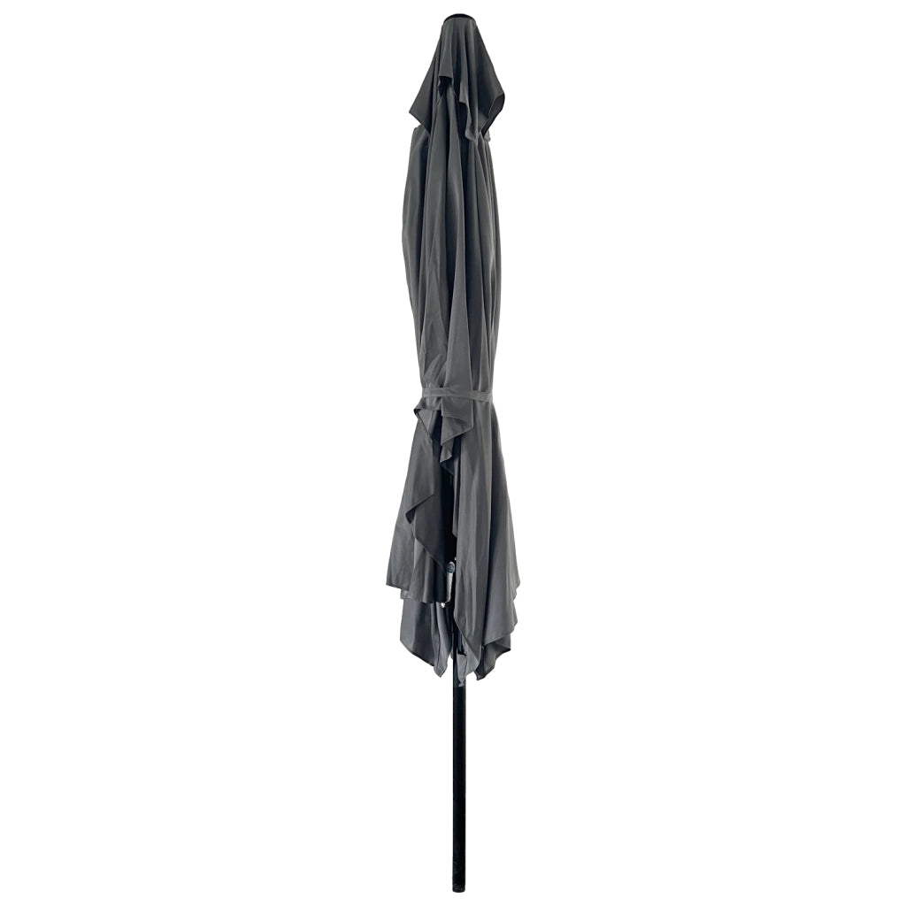 HAPUNAOmbrello rettangolare diritto 2x3m grigio