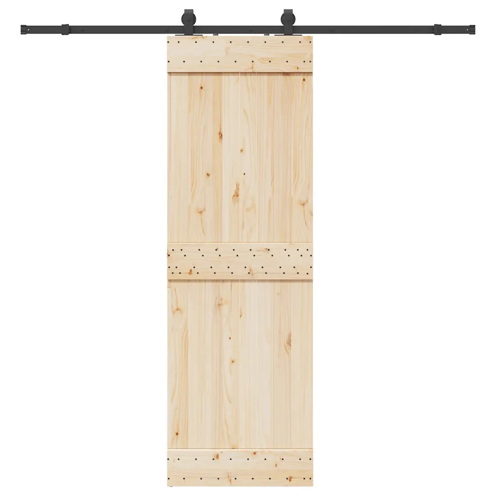 Kit di Binari per Porte Scorrevoli 213 cm Acciaio Nero CFW2842214