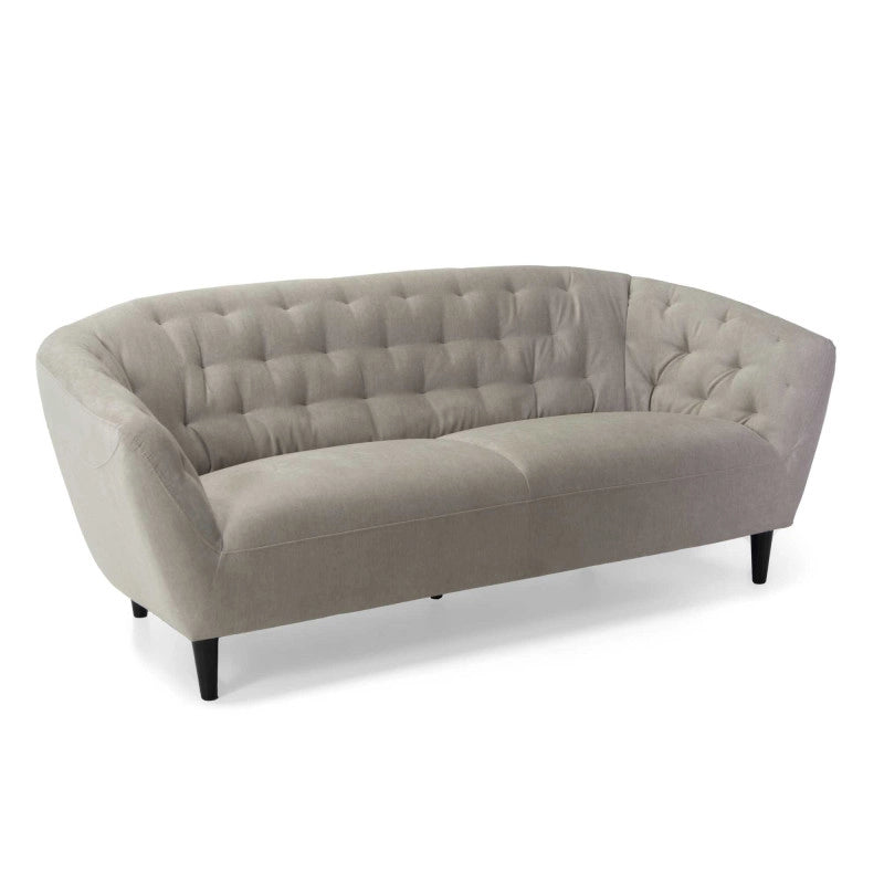 Divano Verrazzano 3 Posti Tessuto Sabbia Cm 191x84h78
