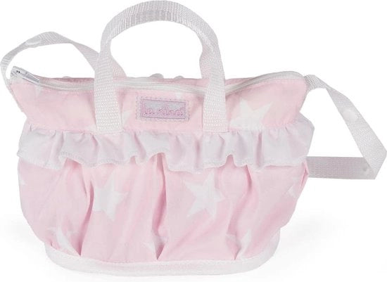 Borsa da Giocattolo Rosa per Accessori di Pupazzo - 21 x 16 x 10 cm