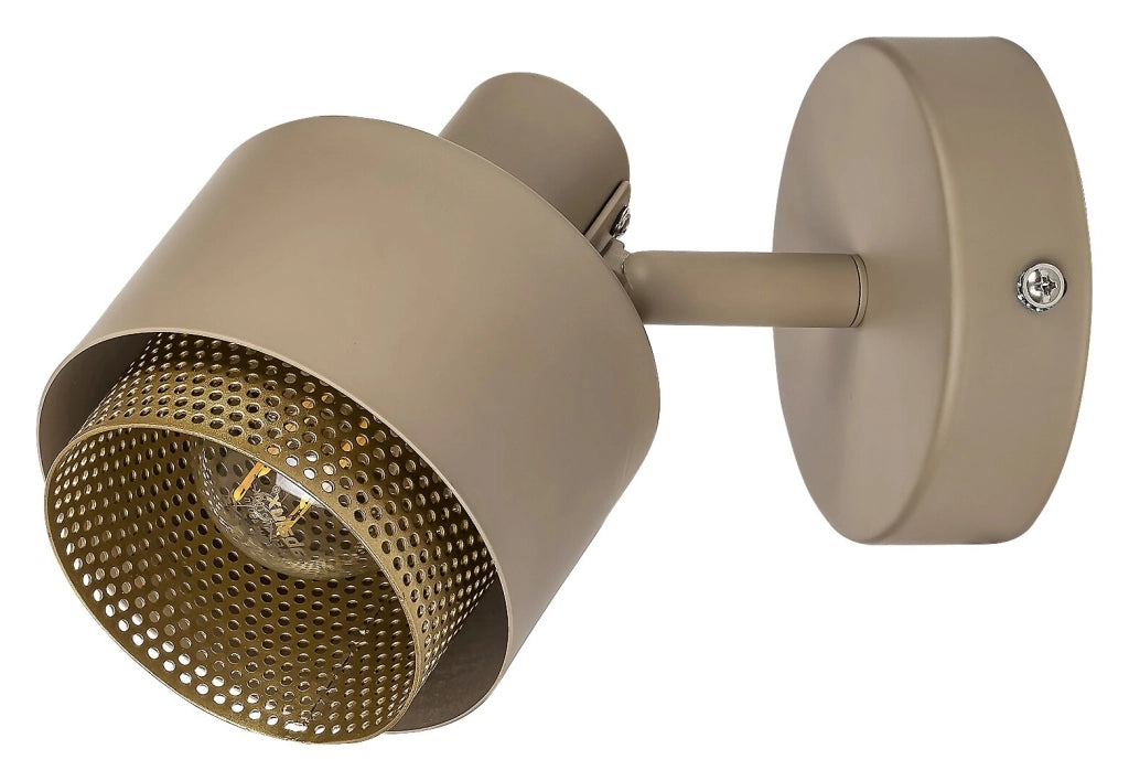 Applique moderna E14 bronzo chiaro oro Fedora Rabalux