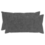 Federa 2 pz HEERLEN Grigio Scuro 40 x 70 cm 909741