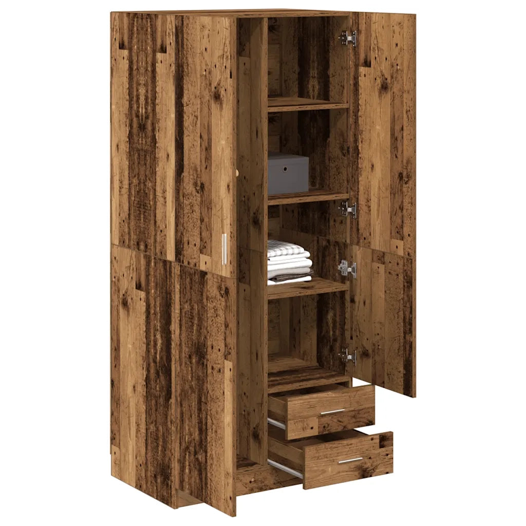 Armadio Legno Antico 80x52x180 cm in Truciolato