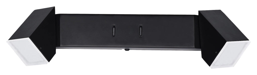 Applique da parete nera doppia con interruttore LED 8W Rabalux