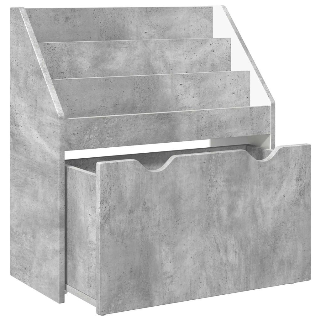 Libreria per Bambini Grigio cemento 60 x 29,5 x 69 cm 892392