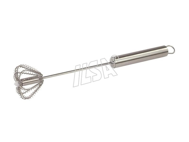 Frusta Frullino Automatica a Pressione Sbattiuova in Acciaio Rolli' 38,5 cm
