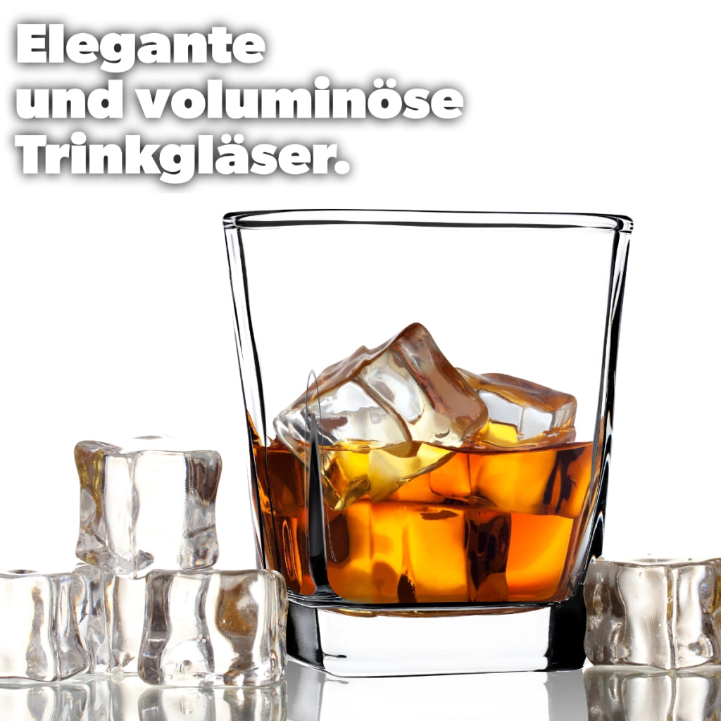 Set di 12 bicchieri da whisky KADAX da 250 ml