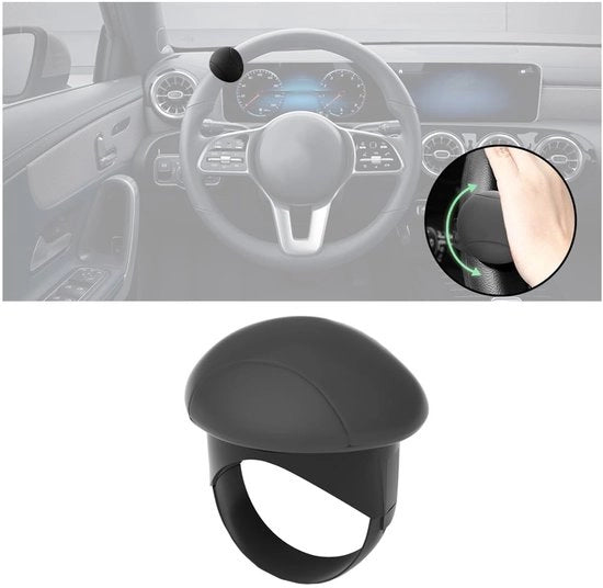 Stuzzicadito 360° rotativo - Pulsante sterzo - Manopola sterzo - Pulsante sterzo universale - Assistente sterzo - Materiale in gomma morbido