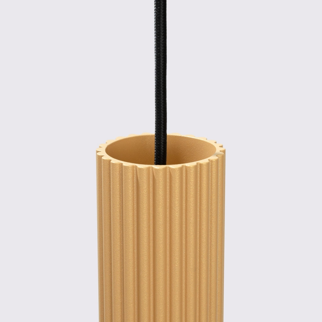 Lampada a sospensione KARBON 3P oro