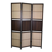Paravento 3 ante noce cm 44,5x2,1h178,5