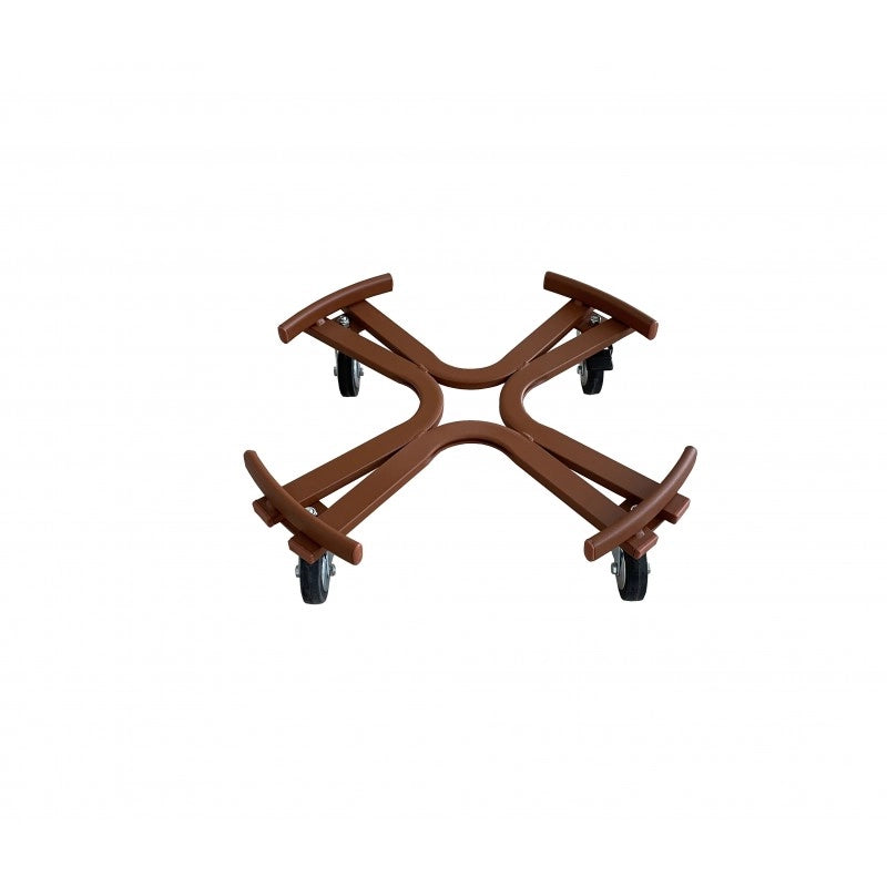 Carrello Porta Piante Linea Heavy Diam 65 Cotto Tecnokit