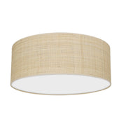 Plafoniera tonda Milagro Marshall rattan 40cm 2xE27