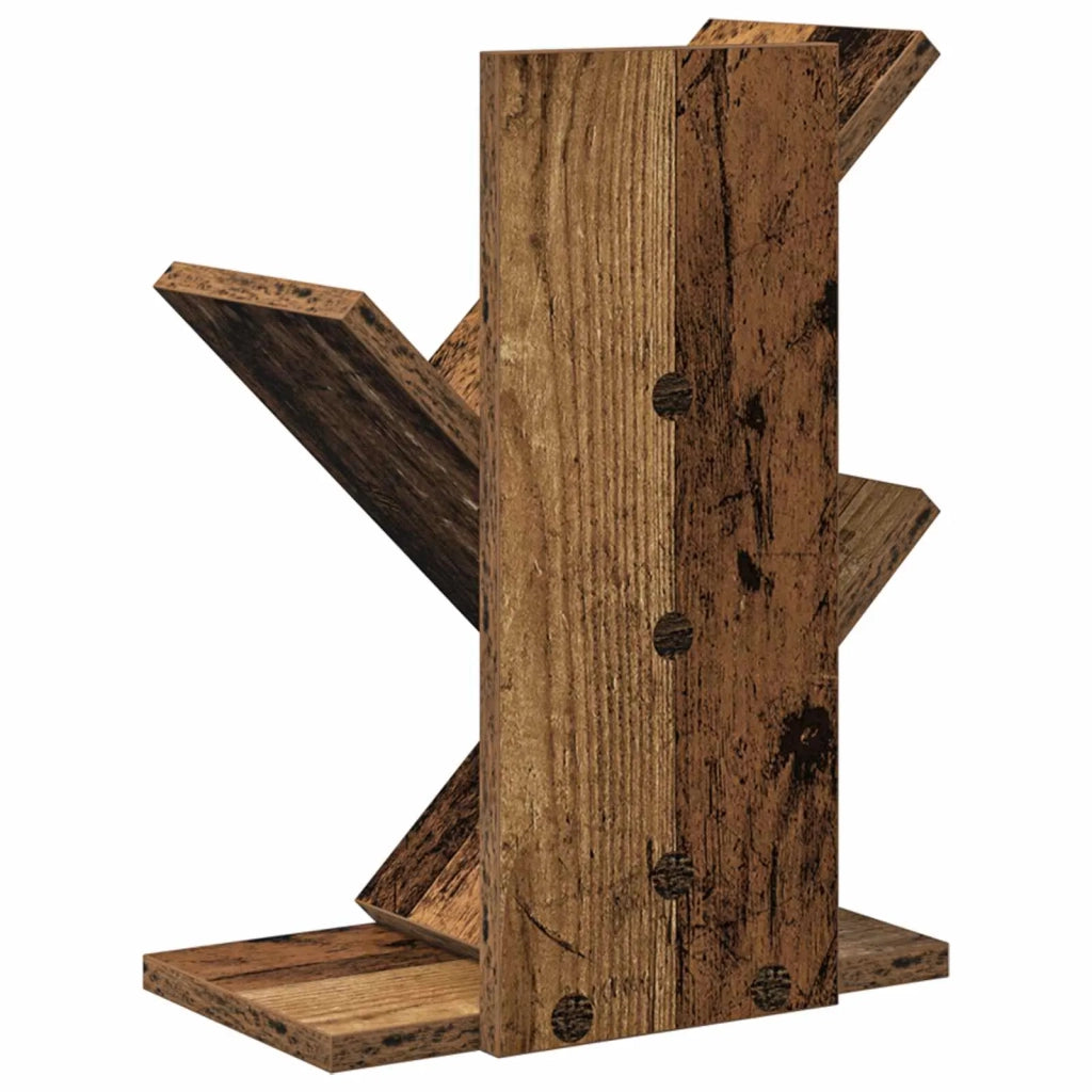 Scaffale per Libri a Forma di Albero 3 Strati 30 x 18 x 40 cm 8012354