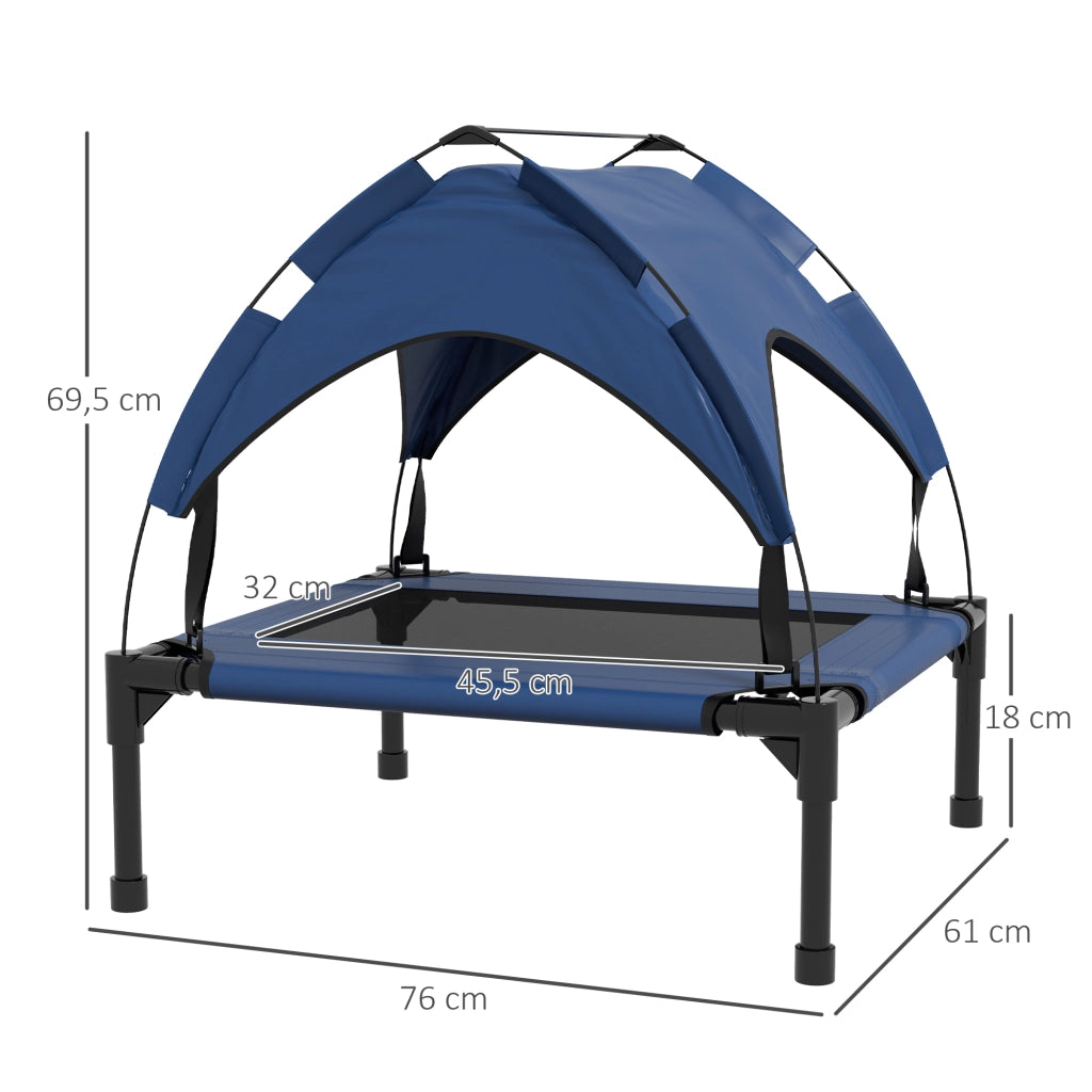 Cuccia per Cane con Tetto ¨C Minimal ¨C Blu Scuro 76x61x69.5 cm