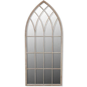 Specchio da Giardino Gotico con Arcata-Specchio decorativo 50x115cm Interni Esterni