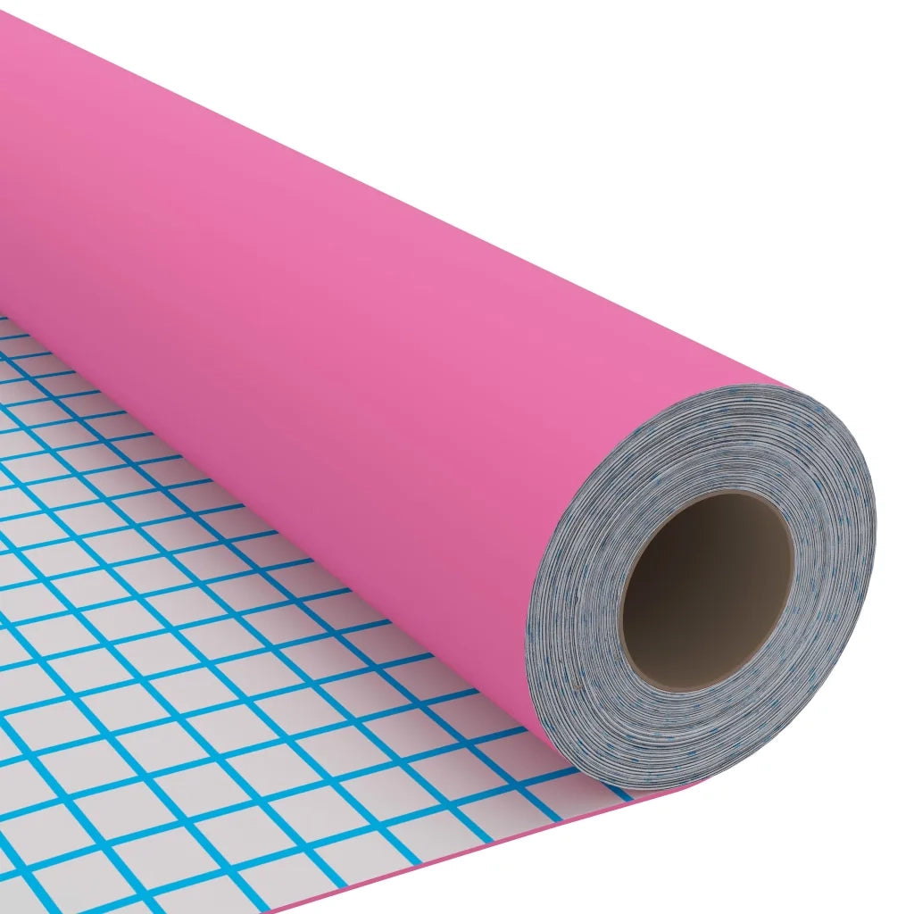 Pellicola Autoadesiva per Mobili Rosa Lucido 500x90 cm in PVC 326146