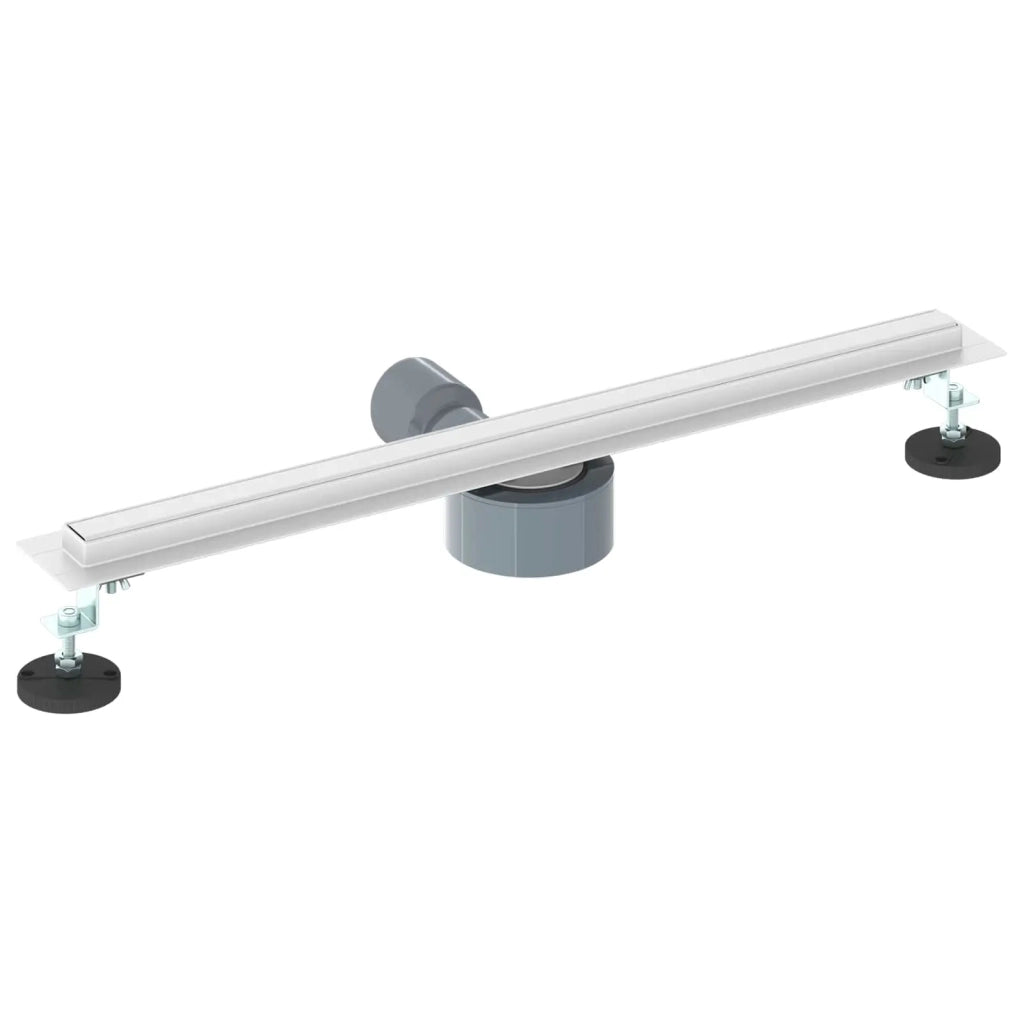 Scolascale per doccia a 360° con modello slim Argento 60 cm 42015986