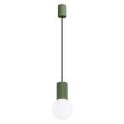 Lampada a sospensione HALO 1 verde oliva