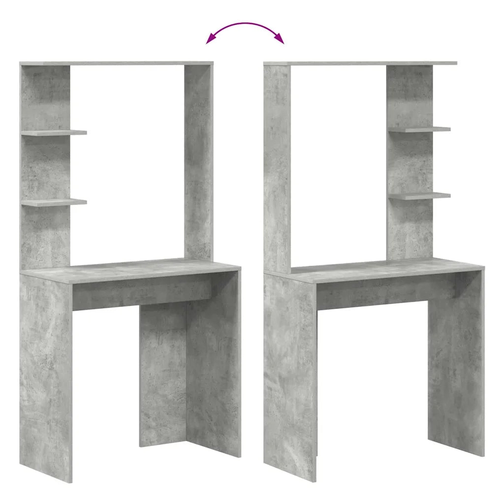 Scrivania Grigio cemento Legno ingegnerizzato 869341