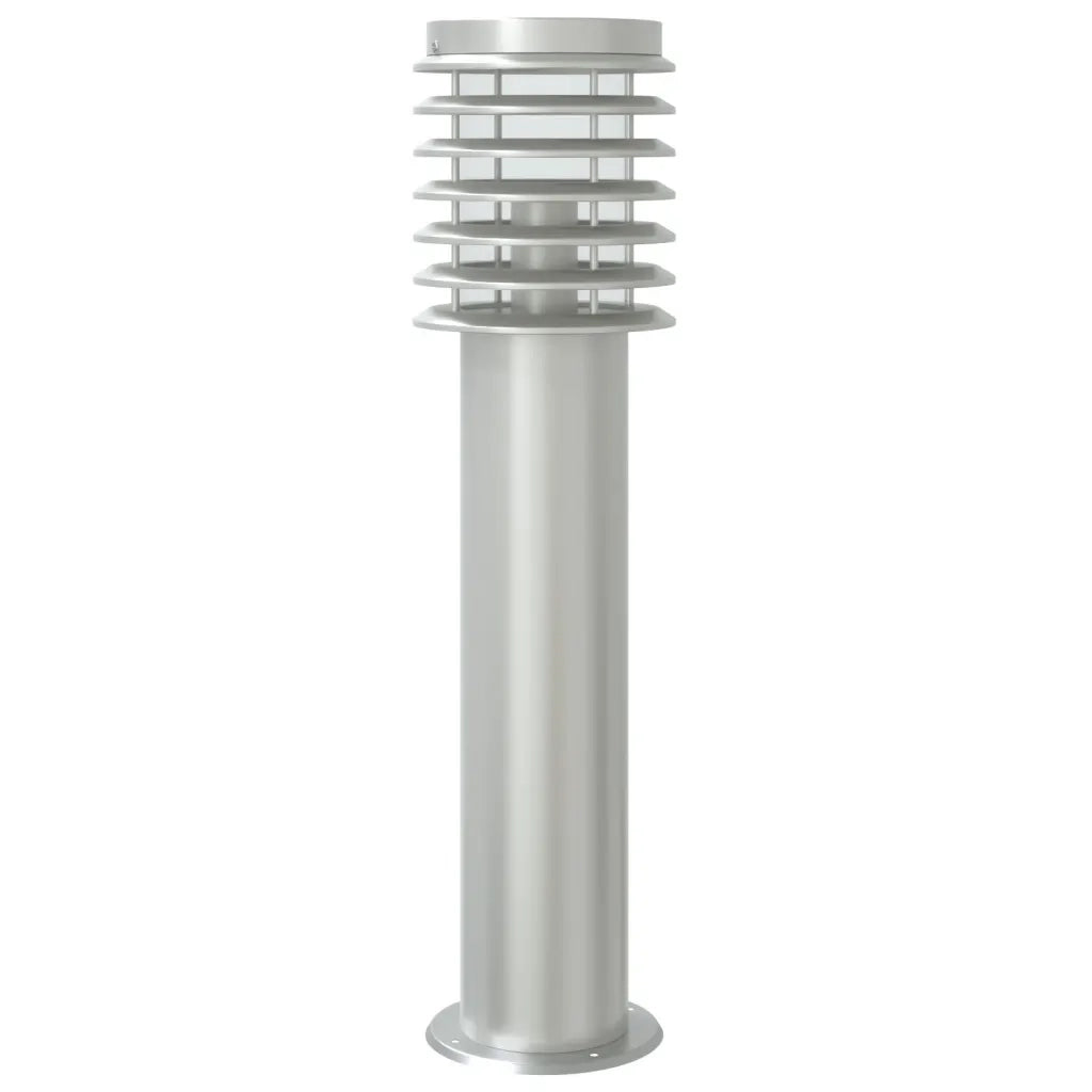 Lampada da Terra per Esterni Sensore Argento 60 cm in Acciaio 4006365