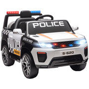 Auto Polizia Elettrica per Bambini ¨C Minimal ¨C Bianco