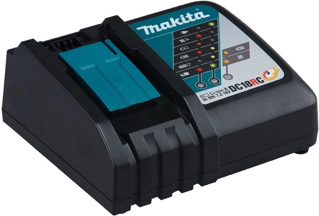 Makita DJR186RT Sega Alternativa a Batteria 18 V 5 Ah 0-2800 min⁻¹ Corsa 32 mm colore Blu Nero