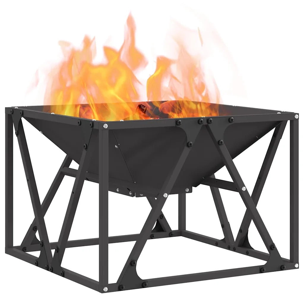 Focolare Nero 50 x 50 x 35 cm Acciaio CFW5060151