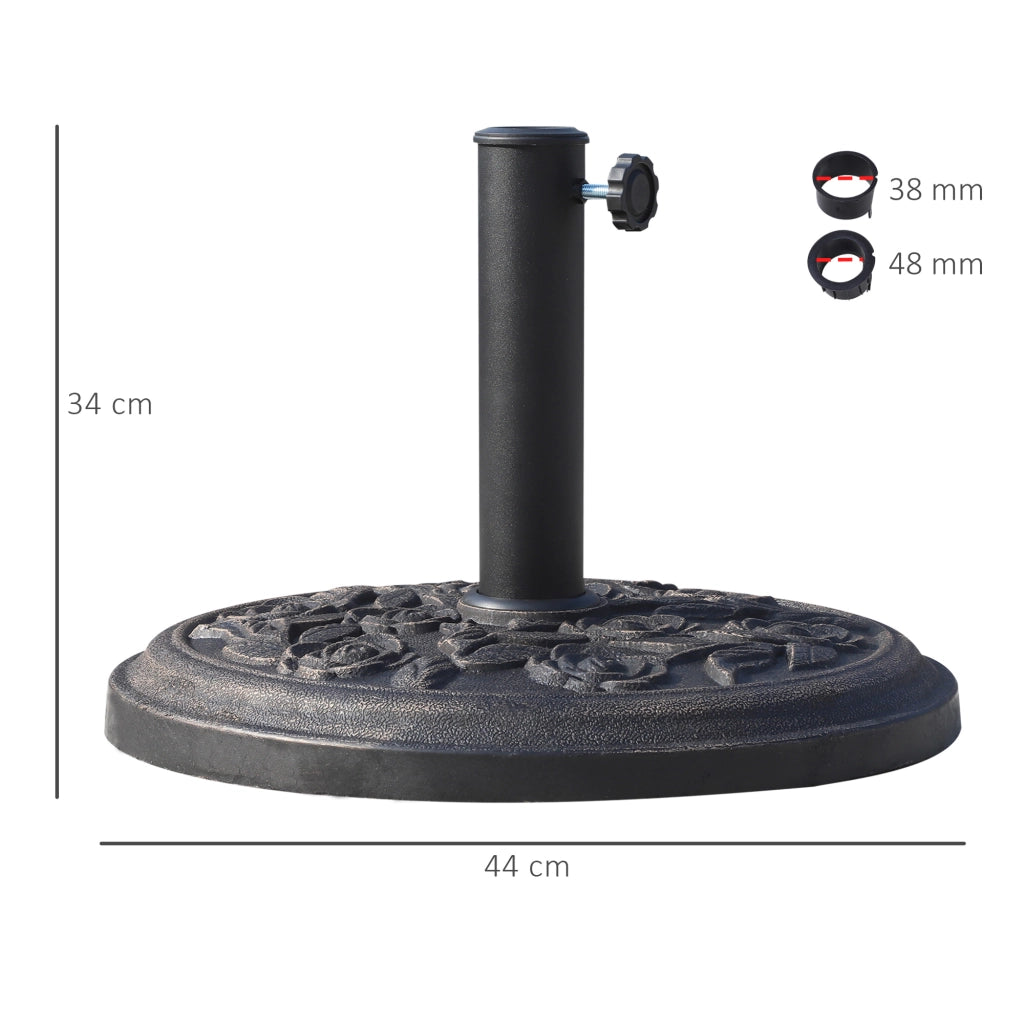 Base Ombrellone Rotonda Giardino in Resina ¨C zephmum ¨C ?44x33cm