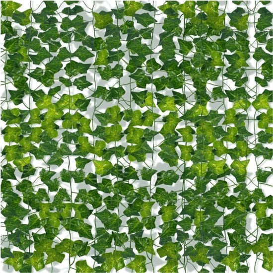 Set di Foglie d'Arte da Lancio 42 Pezzi - 2.1M Senza Foglie di Vite - Piantine Decorative per Casa Giardino e Decorazione di Festa - Aspetto Duraturo e Naturale